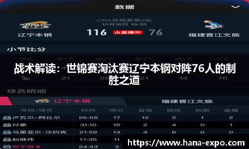 战术解读：世锦赛淘汰赛辽宁本钢对阵76人的制胜之道